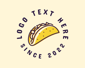 Food - Taco Food Snack logo design