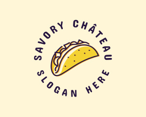 Taco Food Snack  logo design