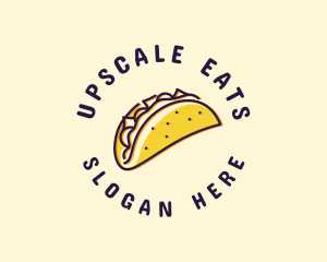 Taco Food Snack  logo design