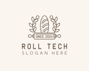 Baguette Bread Baker logo design