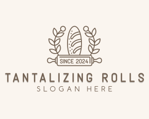 Baguette Bread Baker logo design