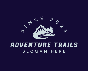 Trekking Mountain Adventure logo design