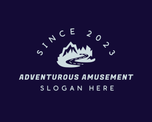 Trekking Mountain Adventure logo design