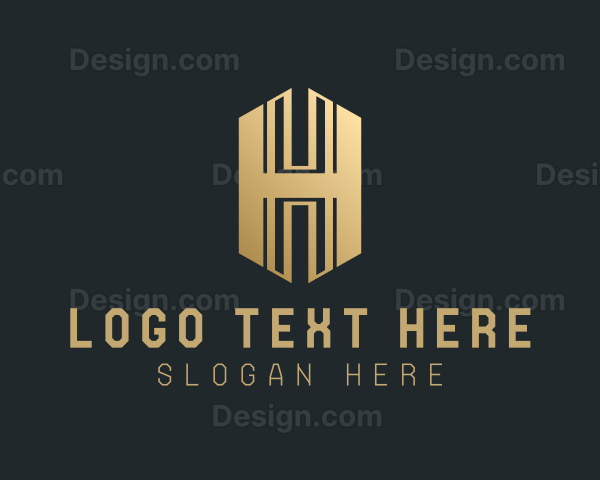 Luxury Business Letter H Logo