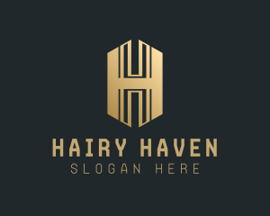 Luxury Business Letter H logo design