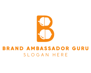 Orange Acorn B logo design