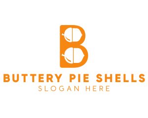 Orange Acorn B logo design