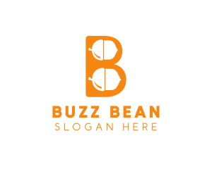 Orange Acorn B logo design