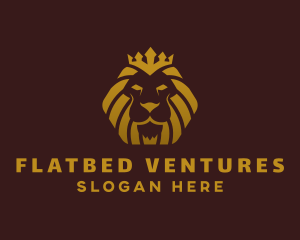 Luxury Royal Lion  logo design