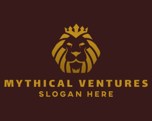 Luxury Royal Lion  logo design