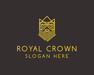 Monarch King Beard logo