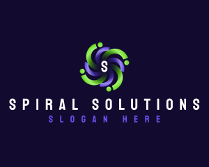 Spiral Digital Technology logo design