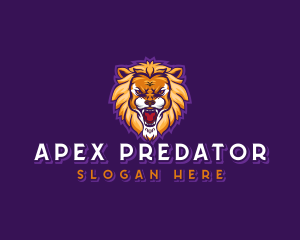 Wild Predator Lion logo design