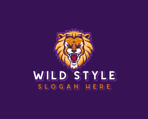 Wild Predator Lion logo design