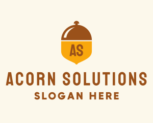 Acorn Nut Cloche logo design