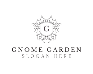 Garden Ornament Shield logo design