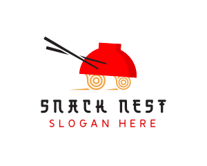 Ramen Food Cart  logo design