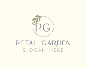 Tulip Plant Flower logo design