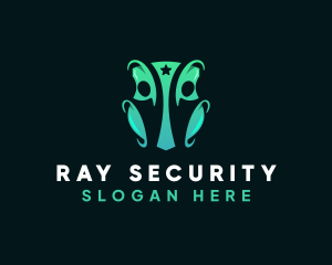 Security Human Shield logo design