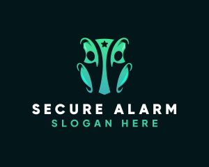 Security Human Shield logo design