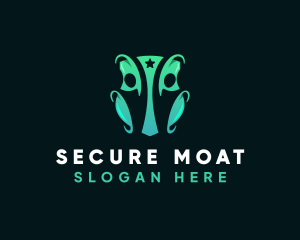 Security Human Shield logo design