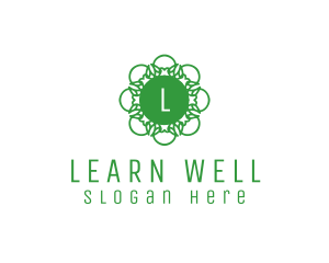 Flower Wellness Yoga logo design