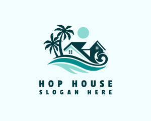 Beach House Property logo design