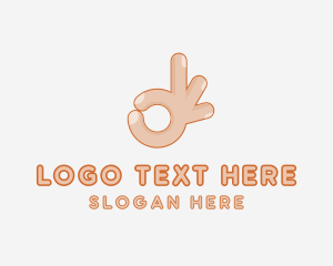 Okay Hand Sign logo