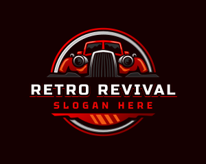 Retro Car Automotive logo design