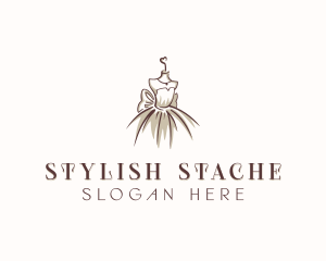 Stylish Fashion Gown logo design