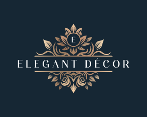 Elegant Flower Crest logo design