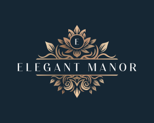 Elegant Flower Crest logo design