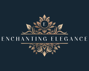 Elegant Flower Crest logo design