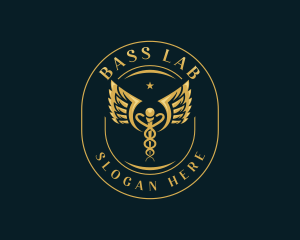 Hospital Medical Caduceus logo design