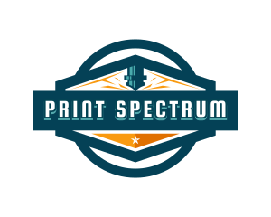 Mechanical Laser 3D Printing logo design