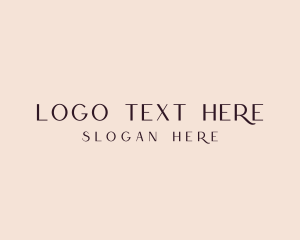 Simple Luxe Wordmark logo