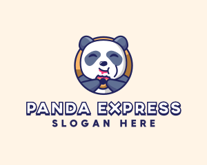 Food Panda Donut logo design