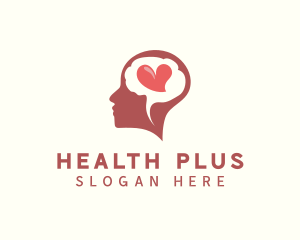 Mental Wellness Heart logo design