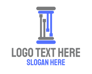 Column - Law Column Technology logo design