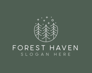 Tree Forest Adventure logo design