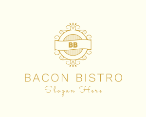 Ornate Bistro Pub Cafe logo design