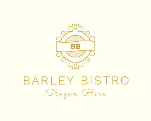 Ornate Bistro Pub Cafe logo design