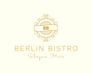 Ornate Bistro Pub Cafe logo design