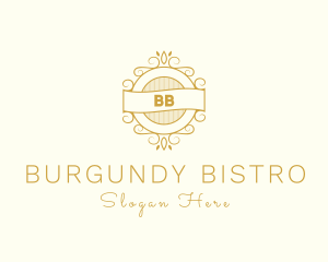 Ornate Bistro Pub Cafe logo design