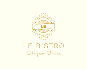 Ornate Bistro Pub Cafe logo design