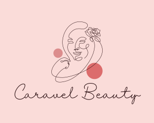 Flower Beauty Cosmetics logo design