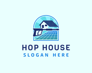 House Tiles Pressure Washer logo design