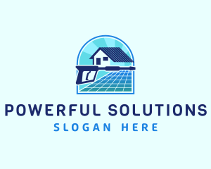 House Tiles Pressure Washer logo design