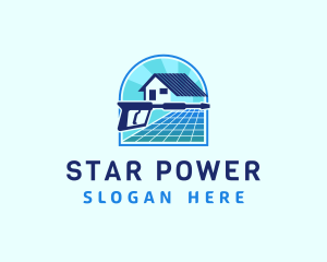 House Tiles Pressure Washer logo design