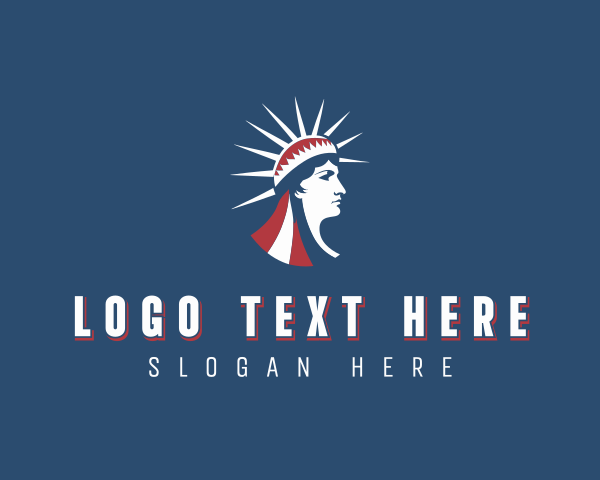 Patriotic logo example 4